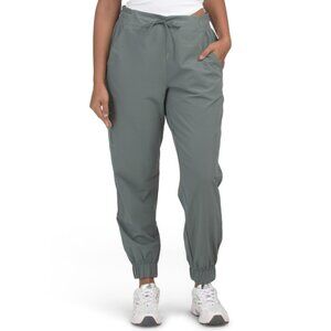 EDDIE BAUER Balsam Green Drawstring Poplar Joggers